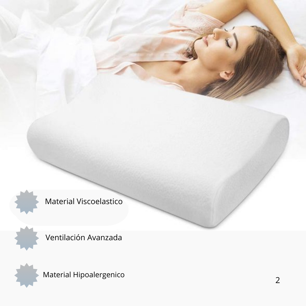 Sueño Perfecto™ - Almohada Terapéutica Viscoelástica